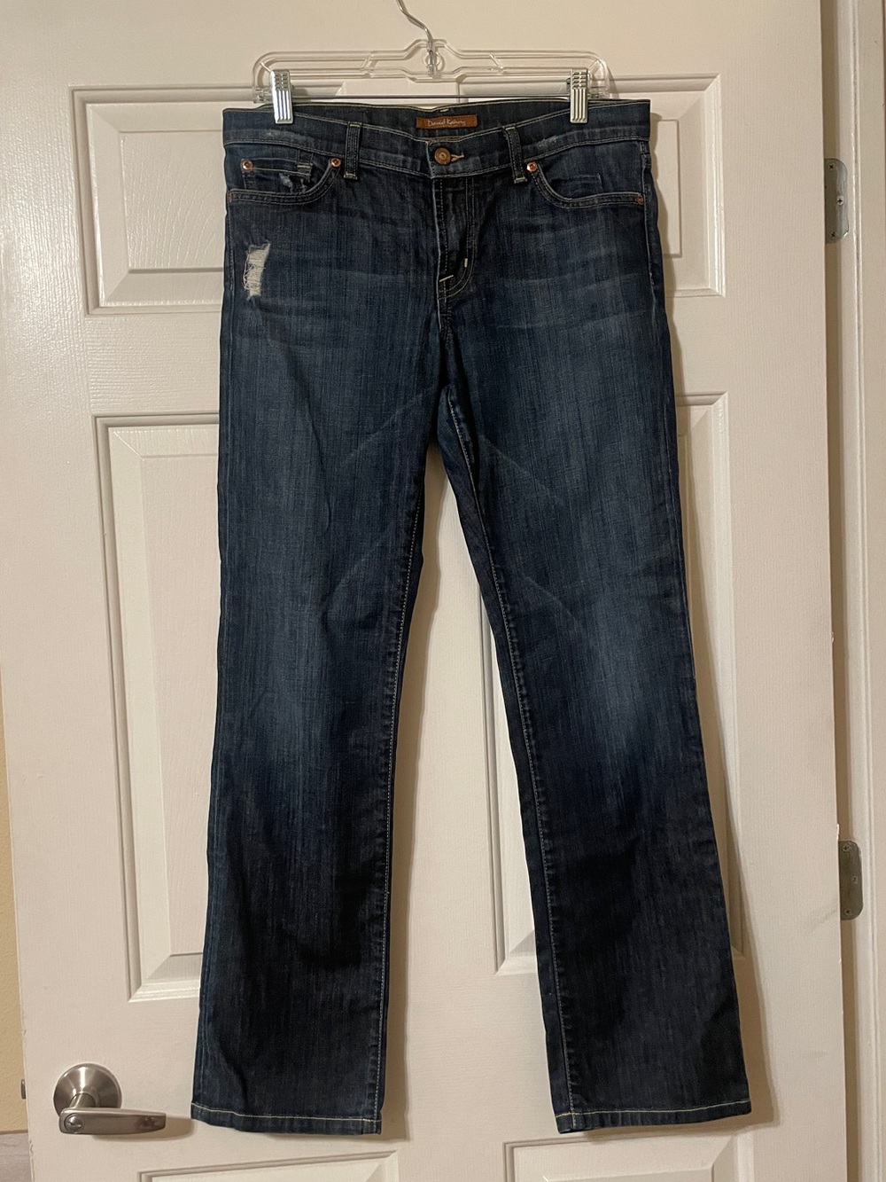 David Kahn Jeans Womens 29 Blue Bootcut Stretch Denim Made in USA RN# 53222